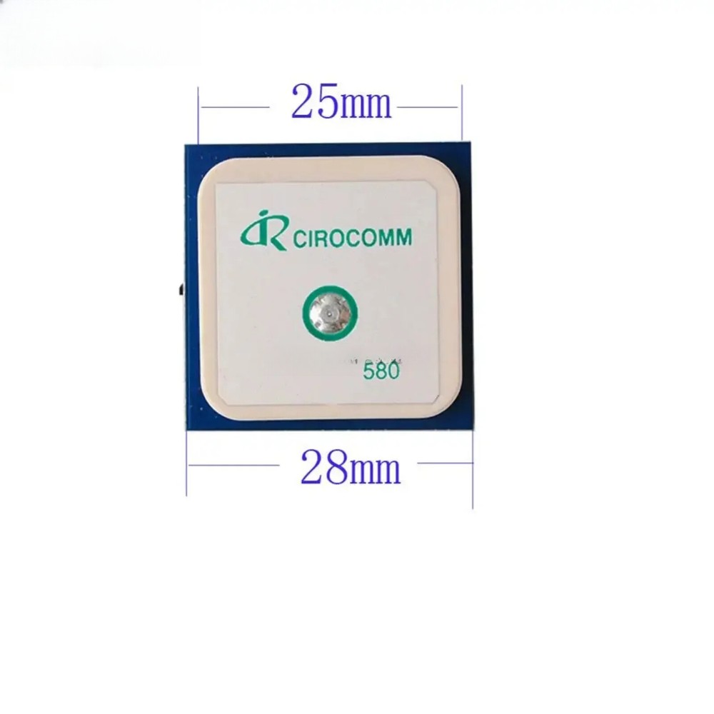 10X 32dB High Gain GPS Active Ceramic Antenna 5cm RHCP IP-EX Connector Interface