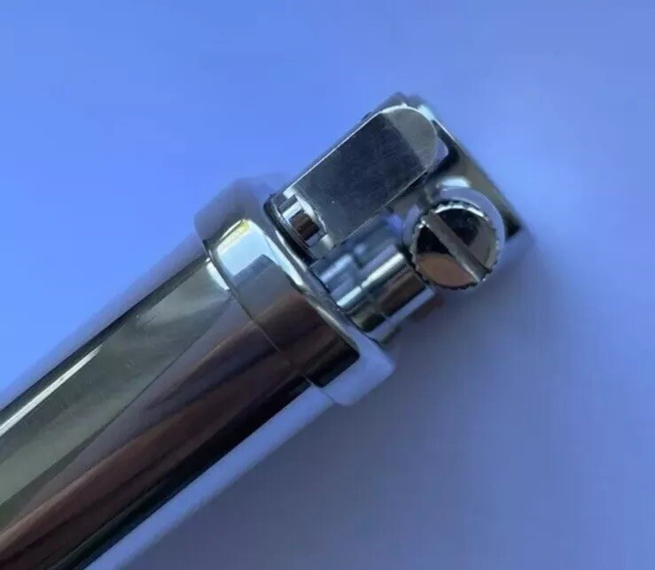 Mint Boxed Dunhill Silver ‘Barley’ Unique Table Lighter - Working