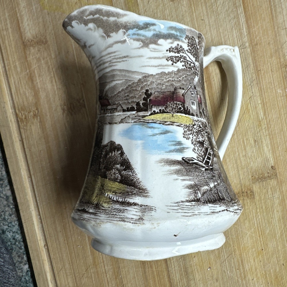 Vintage Alfred  jug  pitcher with colours