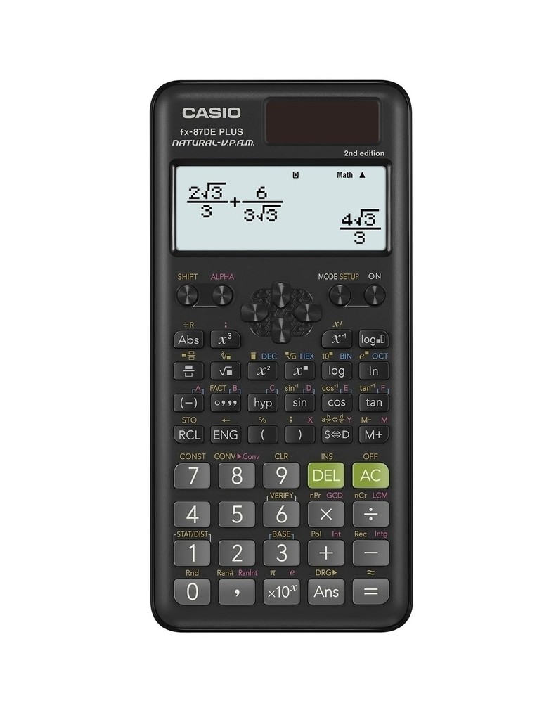Casio FX 87 DE Plus 2nd Edition Calculator