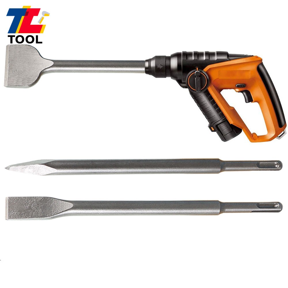 6-Pcs Concrete Drill Bit Set Rotary Hammer Bits Chisel With Point Chisel