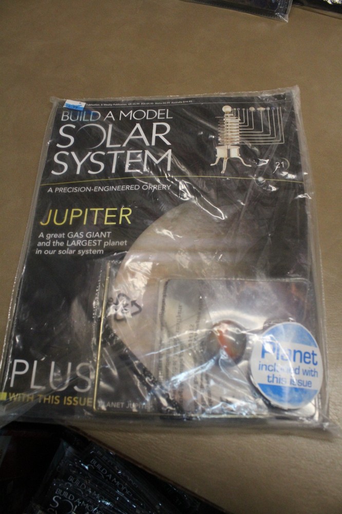 Build A Precision Mechanical Solar System by Eaglemoss Sealed Issues #21-25