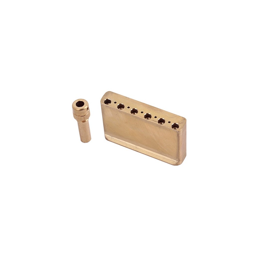Replacement 63mm Solid Brass Guitar Bridge Tremolo Block for ST Electric Guitar
