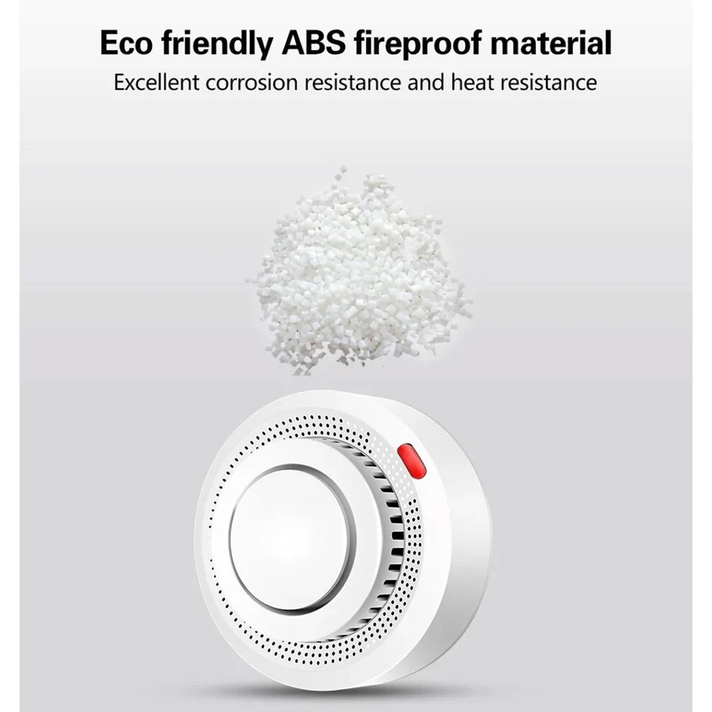 Tuya Smart WiFi Smoke Sensor Fire Protection 85dB Sound Security System Control