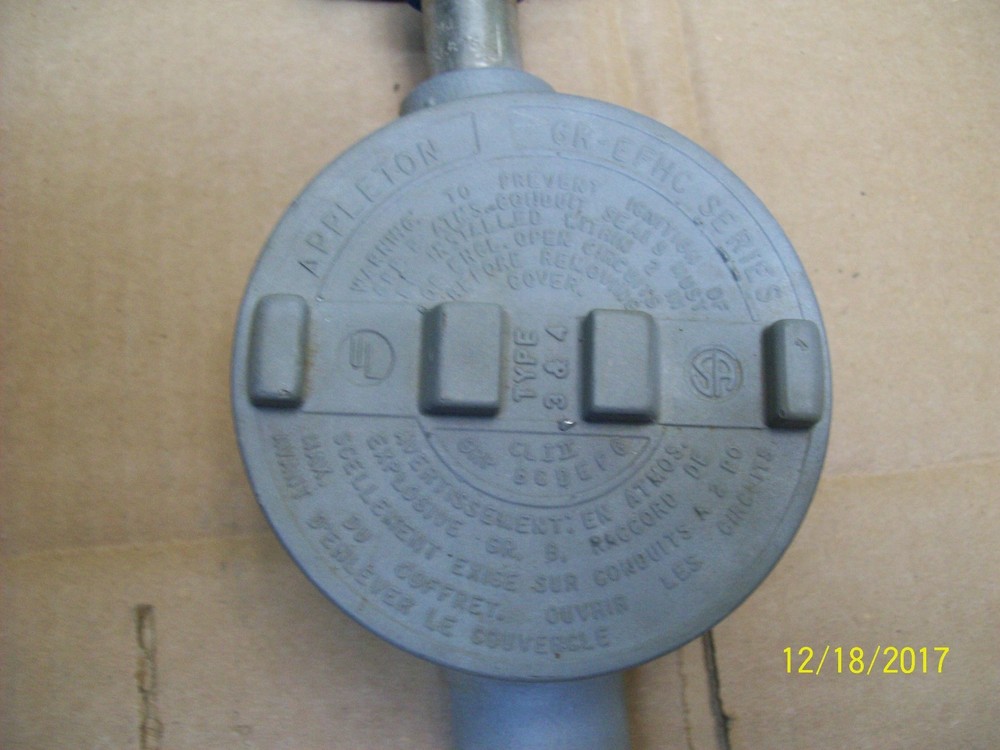 JERGUSON SAS-16 MAGNICATOR II LEVEL SWITCH w GR-EFHC APPLETON OUTLET BOX