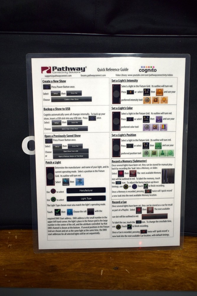 Pathway Cognito² Starter 512 Model 0700-7111 Lighting Console