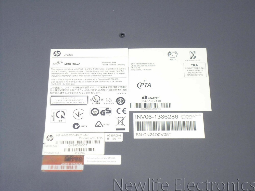 HP JF229A MSR30-40 Ethernet Router