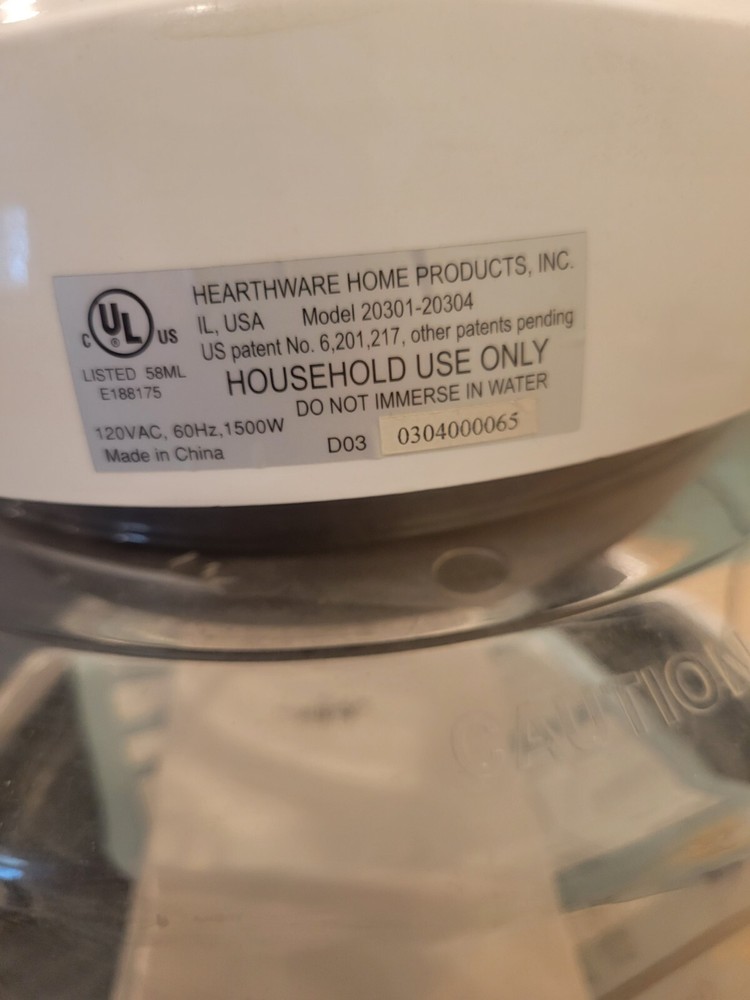 HEARTHWARE NUWAVE OVEN COMPLETE MODEL #20301-20304 WORKS!!