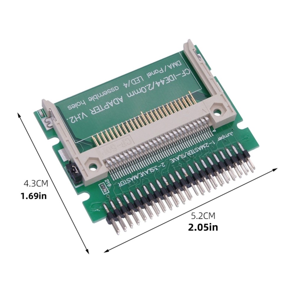 5.2*4.3cm CF to IDE Adapter Card Cost-Efficient for Testing and Industrial Use