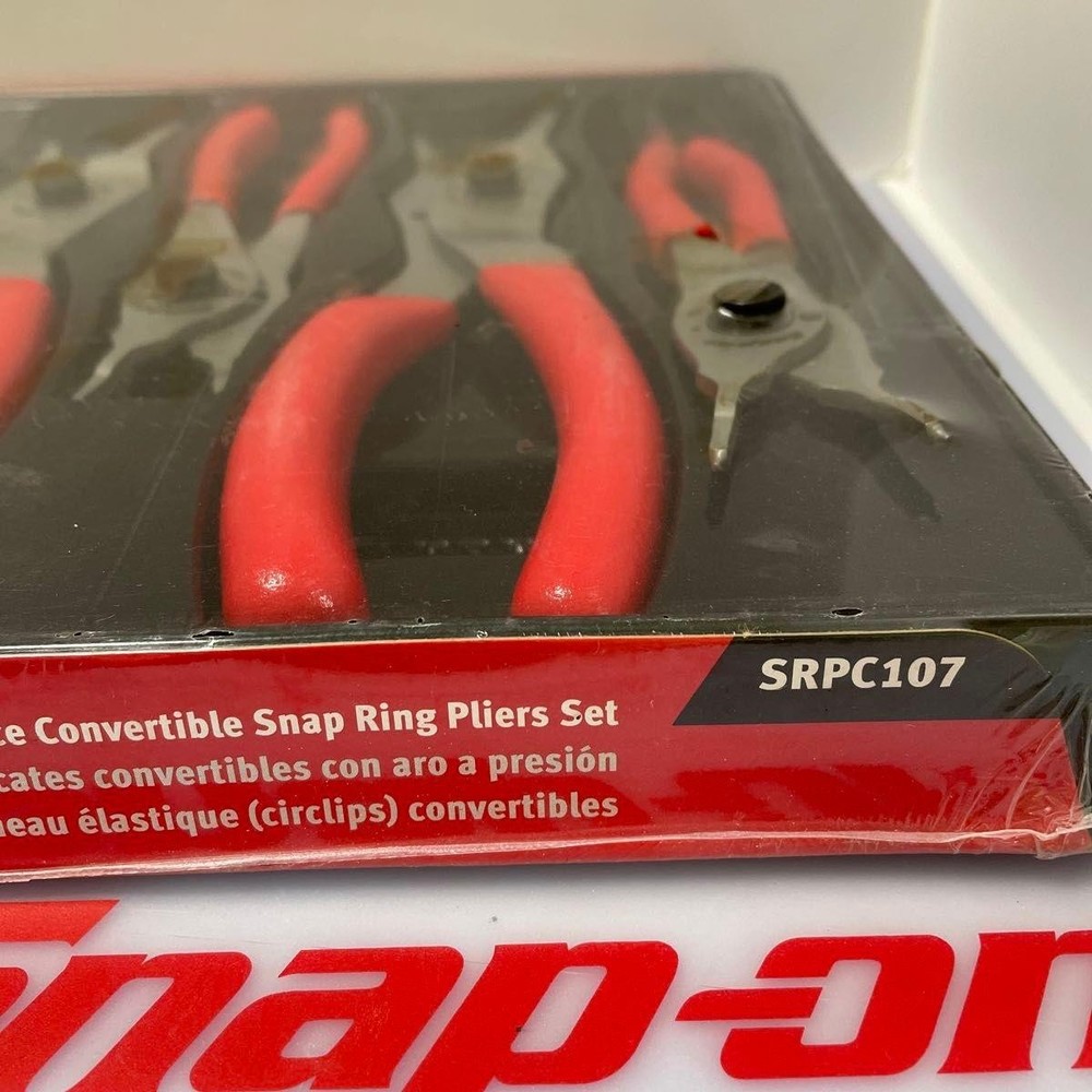 SNAP ON Retaining Ring Pliers Set SRPC107 NEW