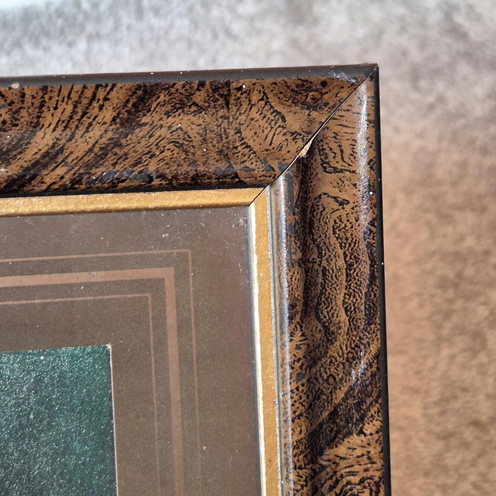 Framed White Tiger Foil Artwork