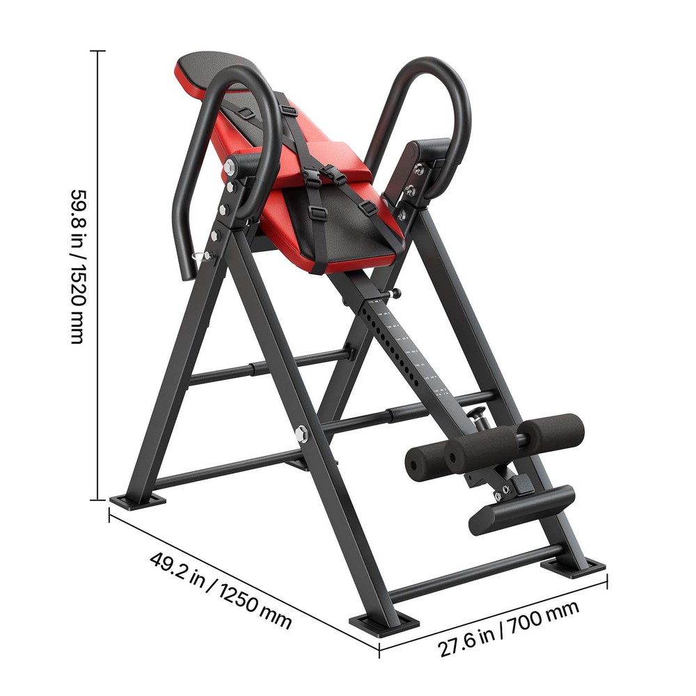 Uimoso Inversion Table 300 lbs Capacity Back Stretcher with Dual-Roller Support