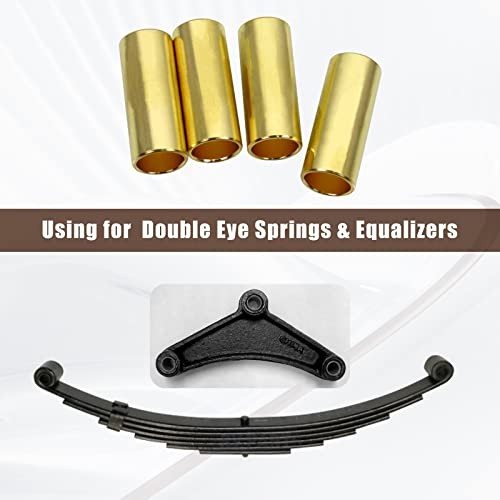 Piece Trailer Leaf Spring Bushing Kit Brass Shackle Bushing for Trailer 16