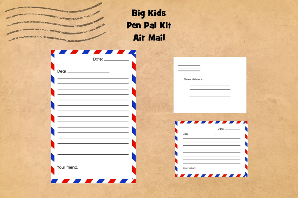 Big Kids Pen Pal Kit