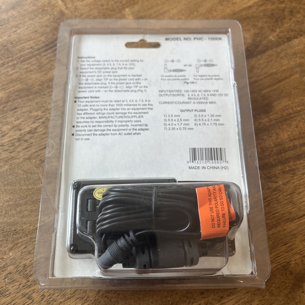 PHC-1000K REGULATED SWITCHING UNIVERSAL POWER SUPPLY - RARE / NEW / SEALED