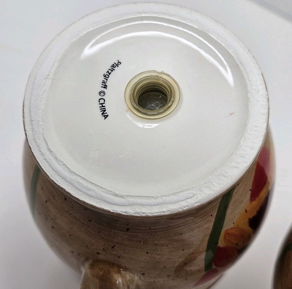 Pfaltzgraff Evening Sun Salt and Pepper Shaker Set , Slight Crazing