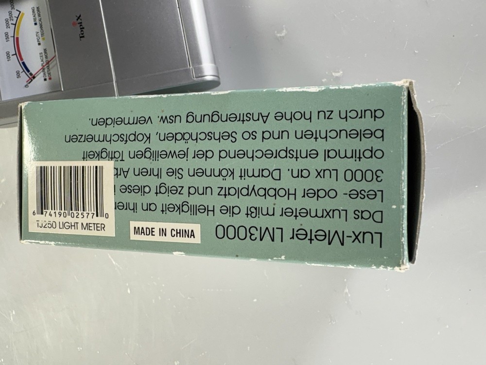 Topix LM3000 Light Meter - Tested