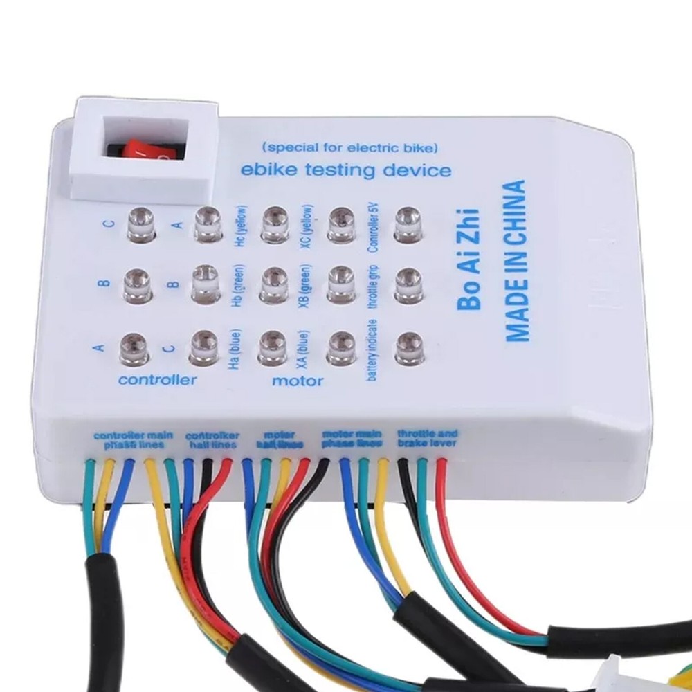 Ebike 24V/36V/48V/60V Motor Controller Tester Brushless Motor Controller Tester