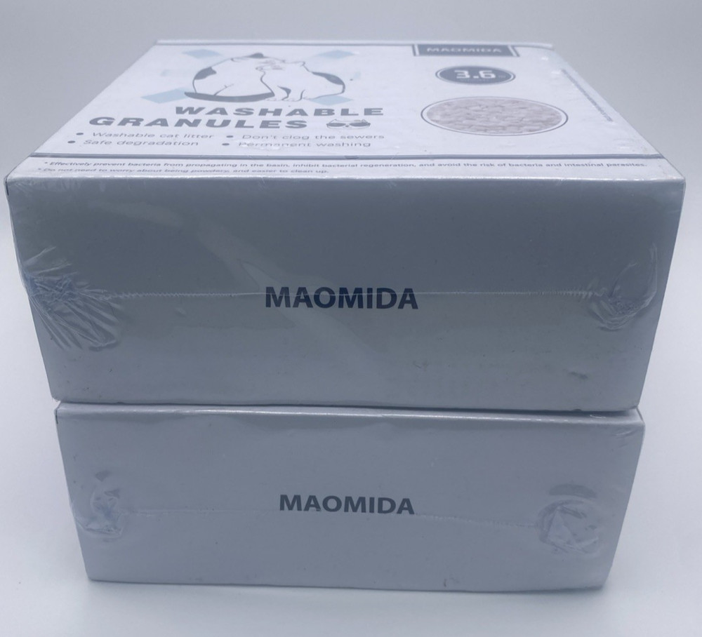 Maomida Cat Litter Granules Refill Washable Flushable Compostable Eco 2 Pack