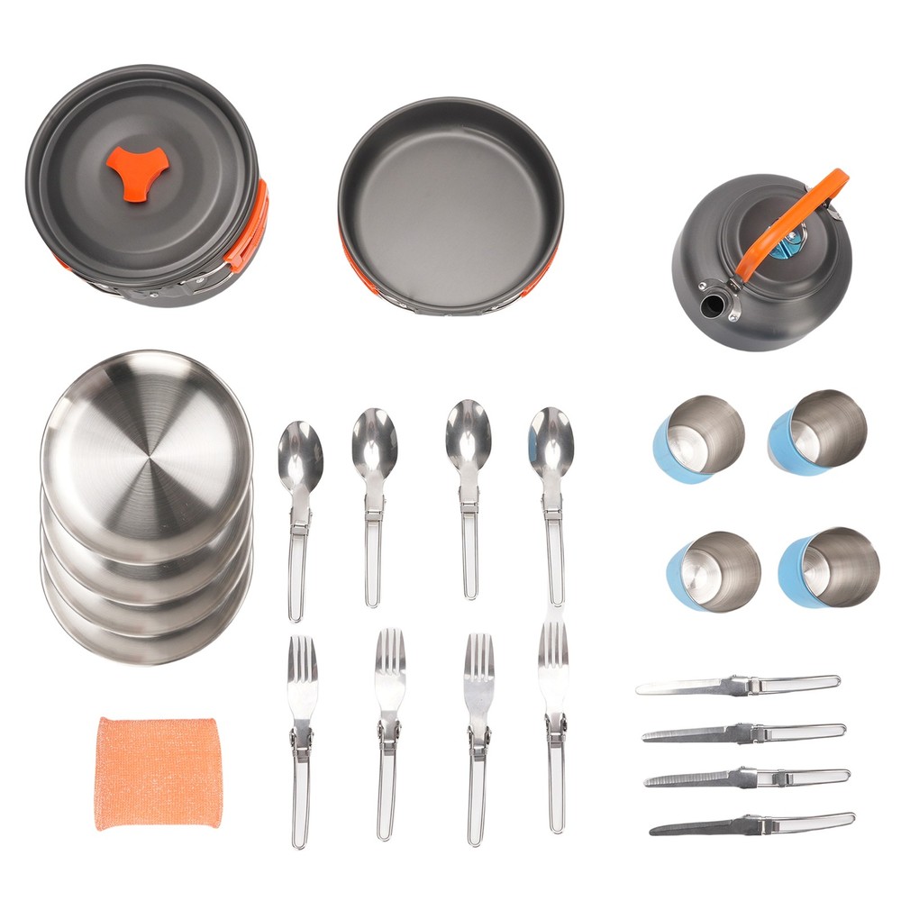 Portable 4-Person Camping Cookware Set SSBU
