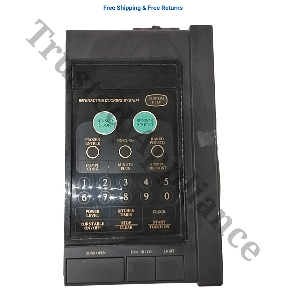 Microwave Control Panel Console FPNLCB168MRK0 BLACK