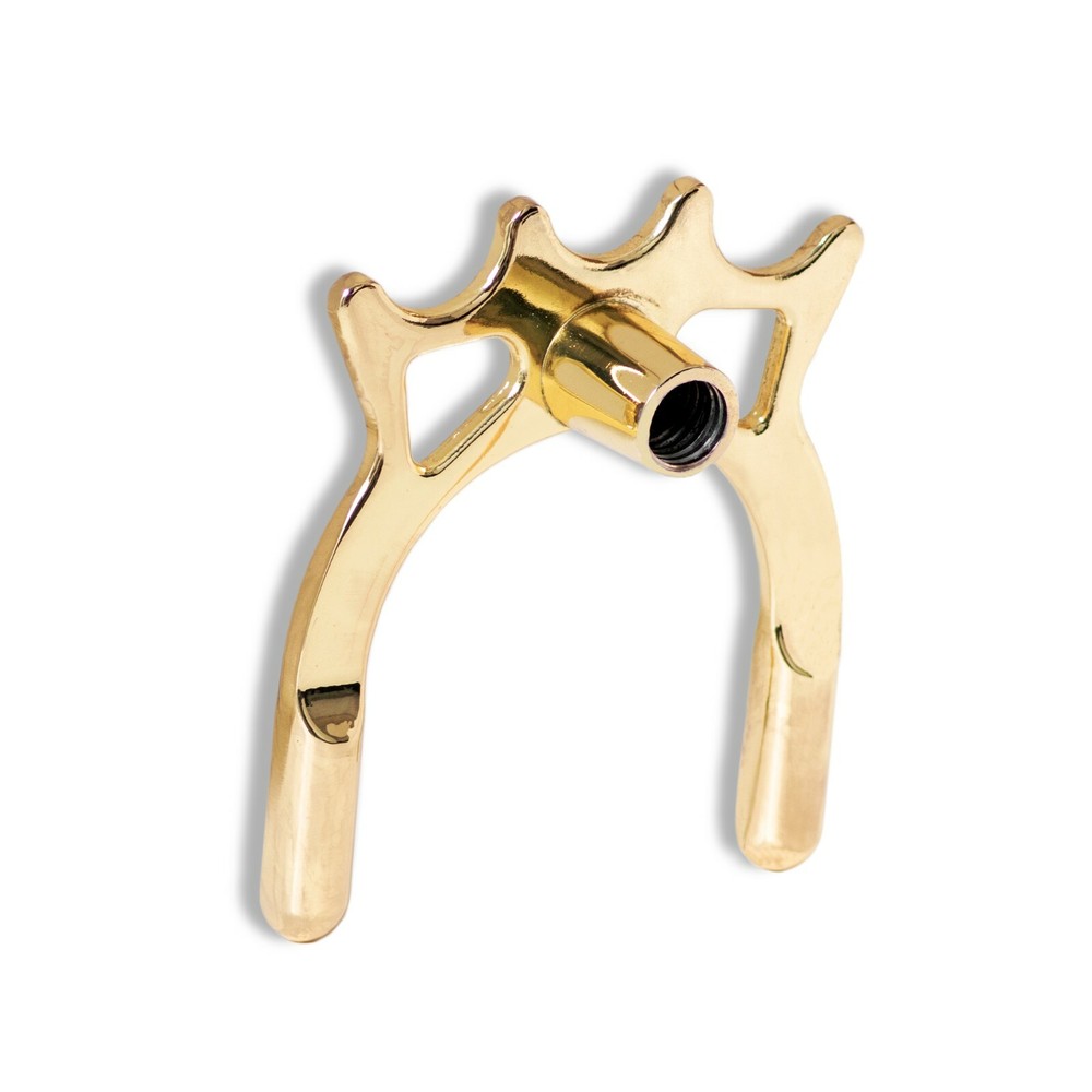 Billiard Pool Cue Solid Brass Screw-on Bridge Head 3 5/8"
