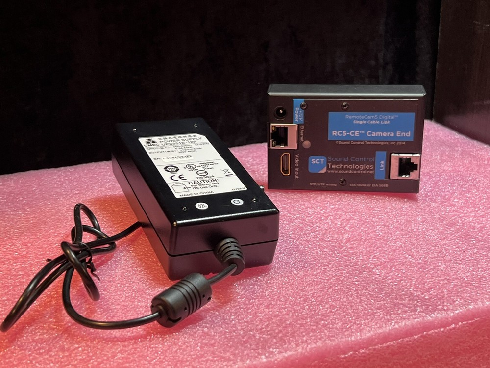 SOUND CONTROL TECHNOLOGIES RC5-CE CAMERA END with RC5-HE HEAD END