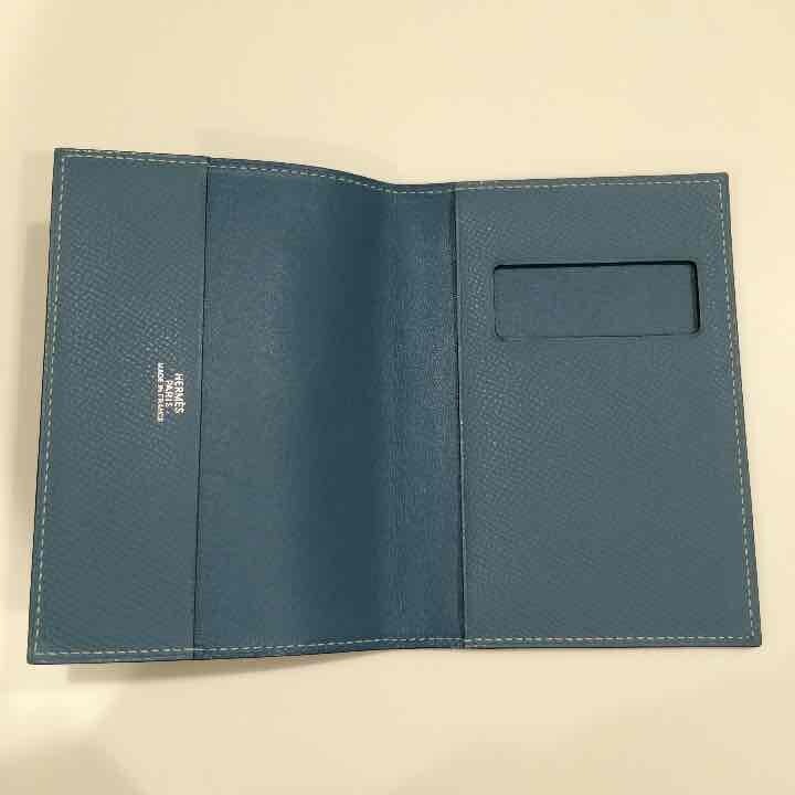 HERMES passport holder leather Used