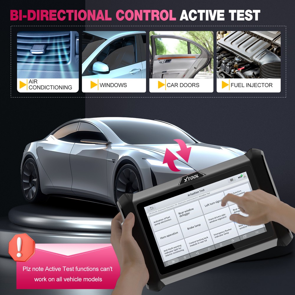XTOOL D7W Auto Diagnostic Scan Tool 36+Resets E/CU Coding K`ey Programmer DOIP