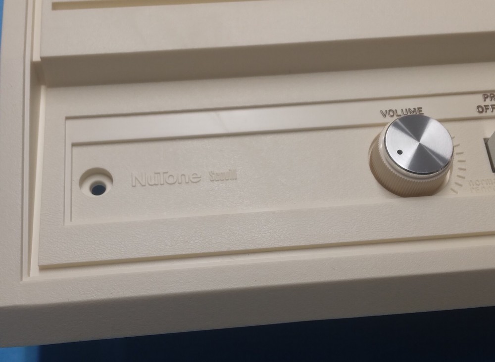 Nutone Scovill IS-408L 8" Inside Speaker 406 Intercom System Adobe White - NOS