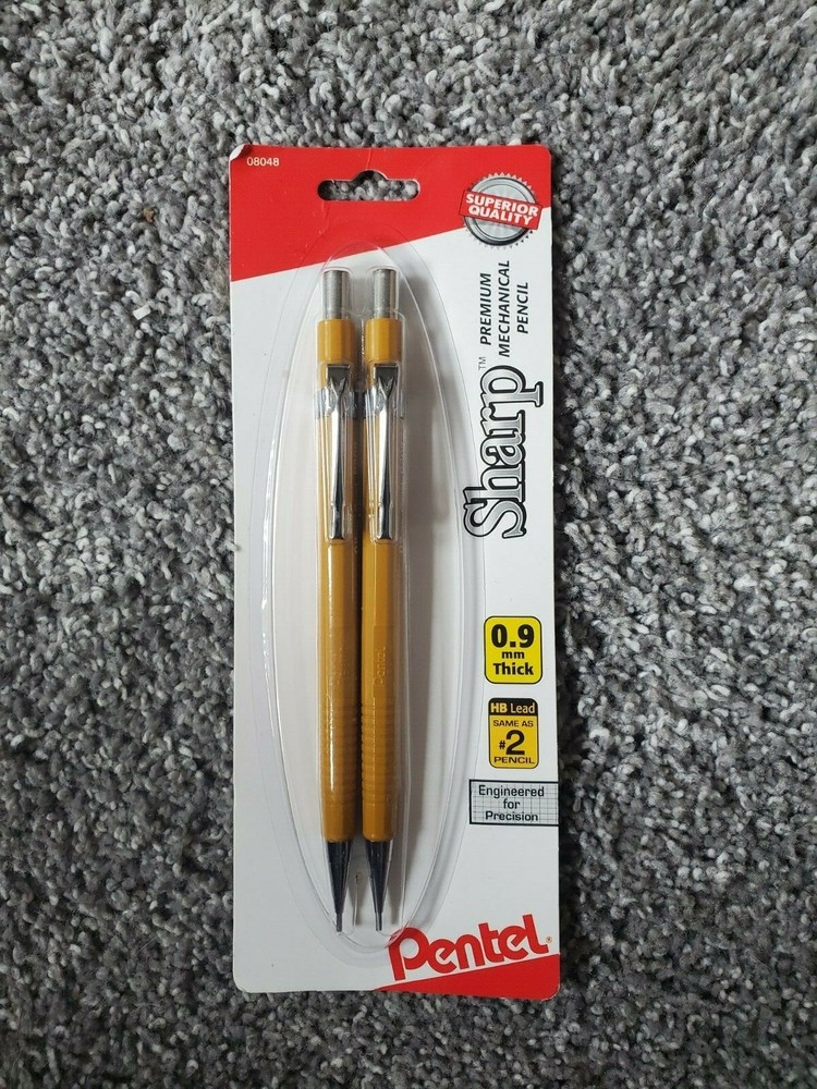 Pentel Sharp Mechanical Pencil 0.9mm Thick 2pk
