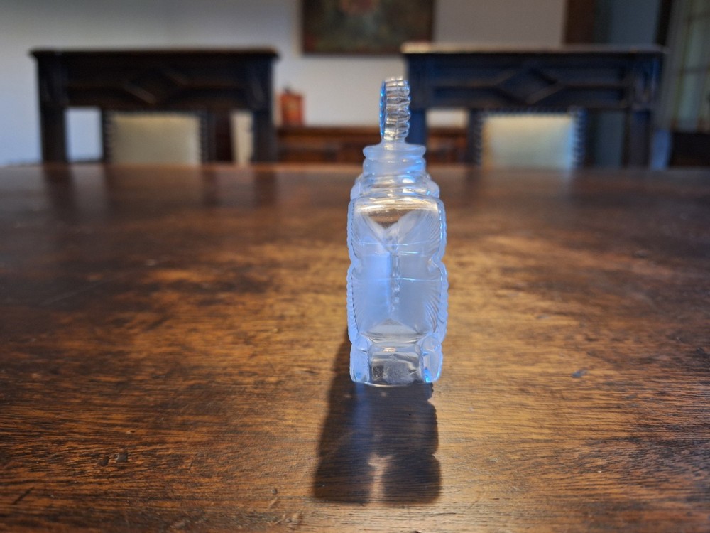 Vintage Signed Lalique Art Bottle