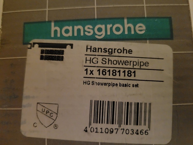 Hansgrohe 16181181 Showerpipe Basic Set Rough