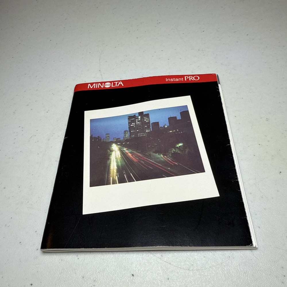 Vintage Minolta Instant Pro Camera Manual Replacement