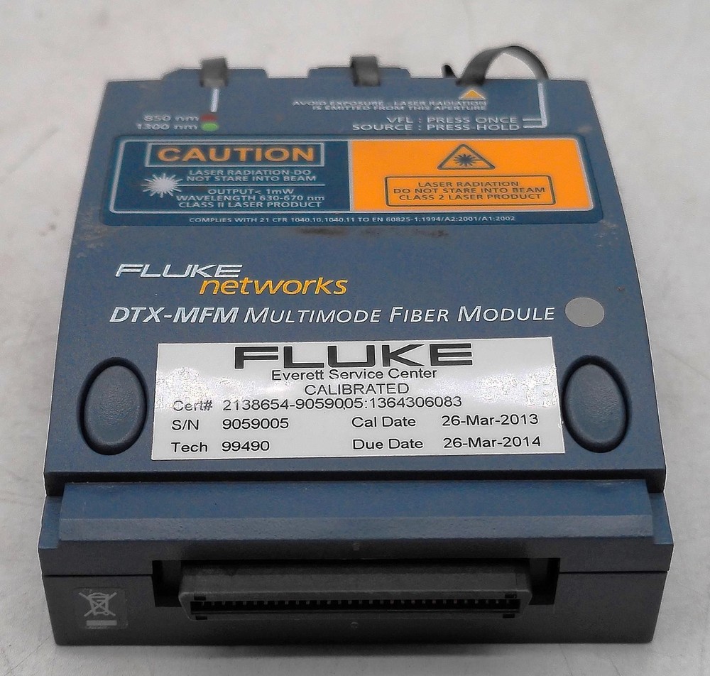 FLUKE NETWORKS DTX-MFM MULTIMODE FIBER MODULE