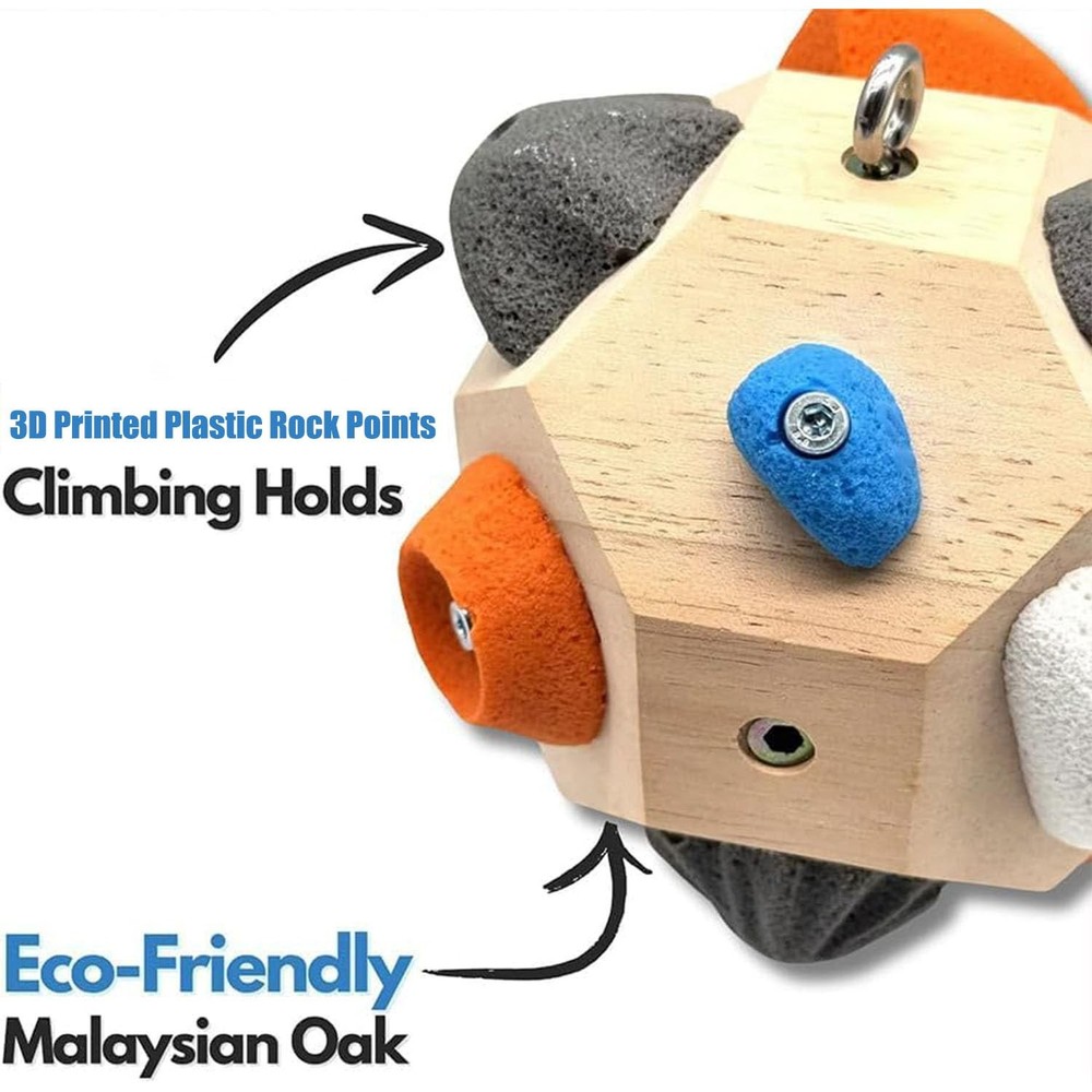 Handcrafted Boulder Block - Build Strength and Precision, Rock Climbers Gift ...