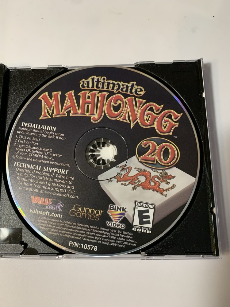 Ultimate Mahjongg 20 PC Software PC Game Rated E