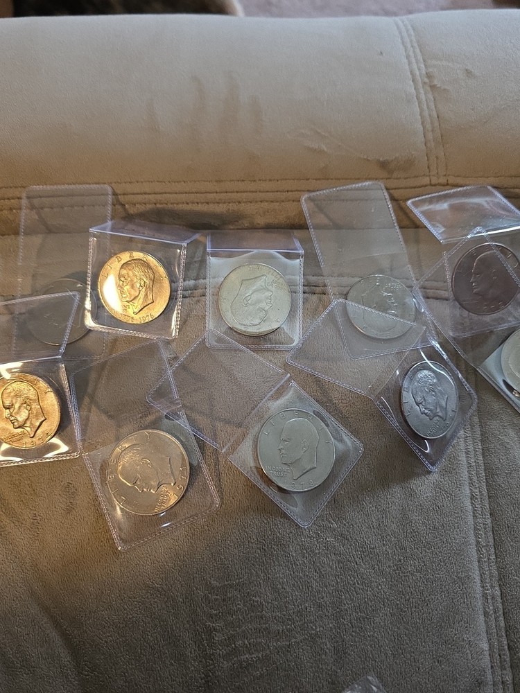 10) random Ike dollars in good condition