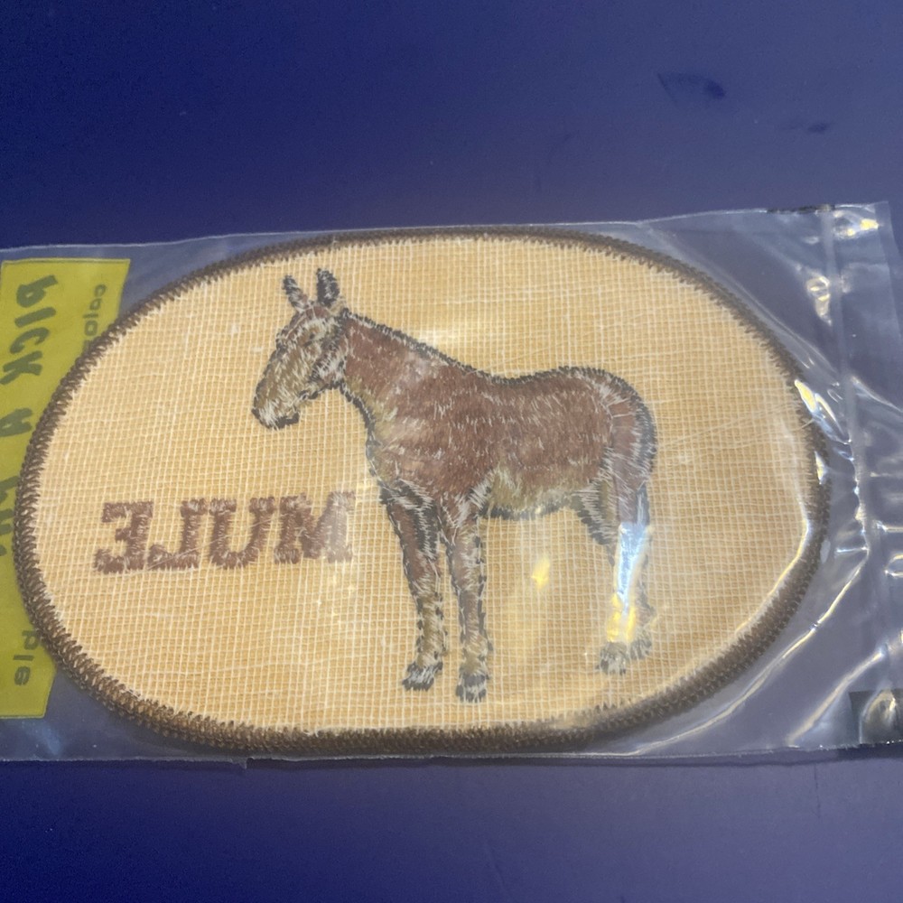 VTG MULE Sew On Patch