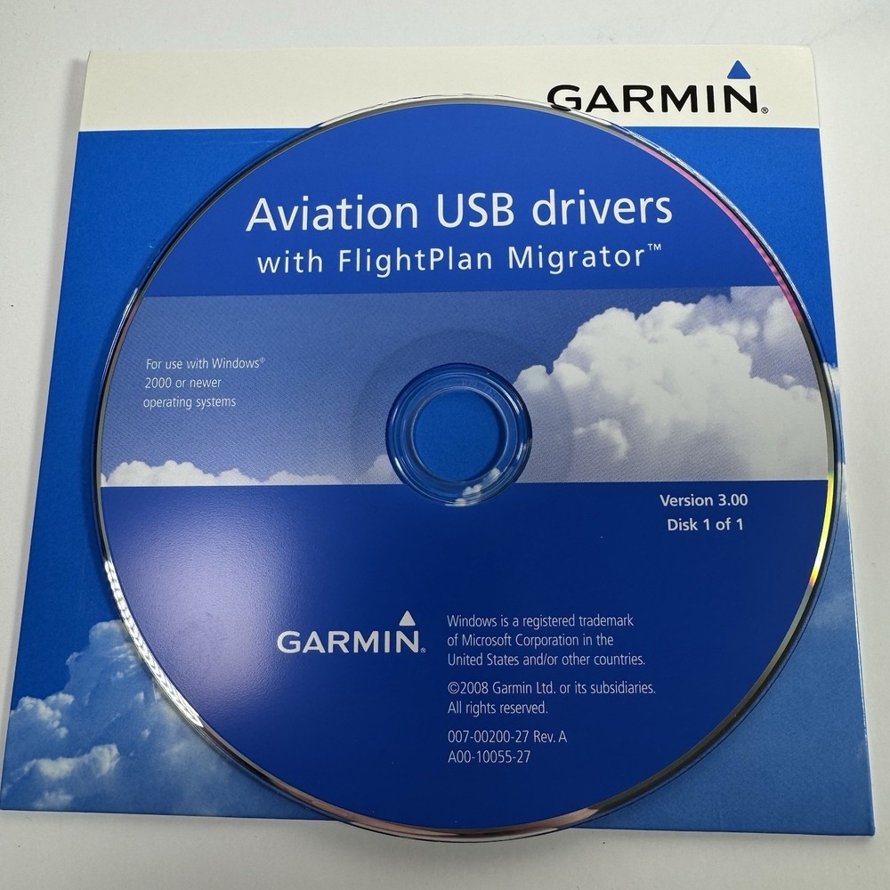 Garmin USB Aviation Data Card Programmer 010-10579-00 Kit