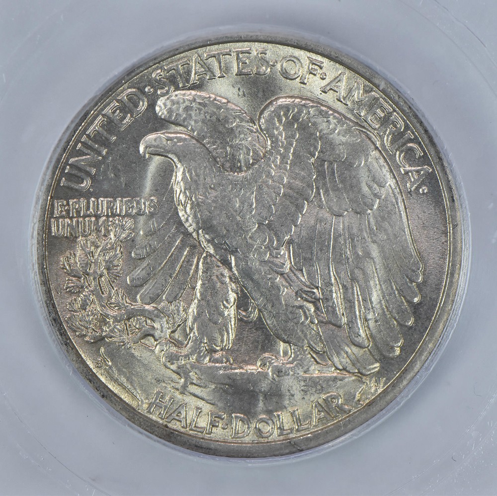 1941-S Walking Liberty Half Dollar MS64 ICG