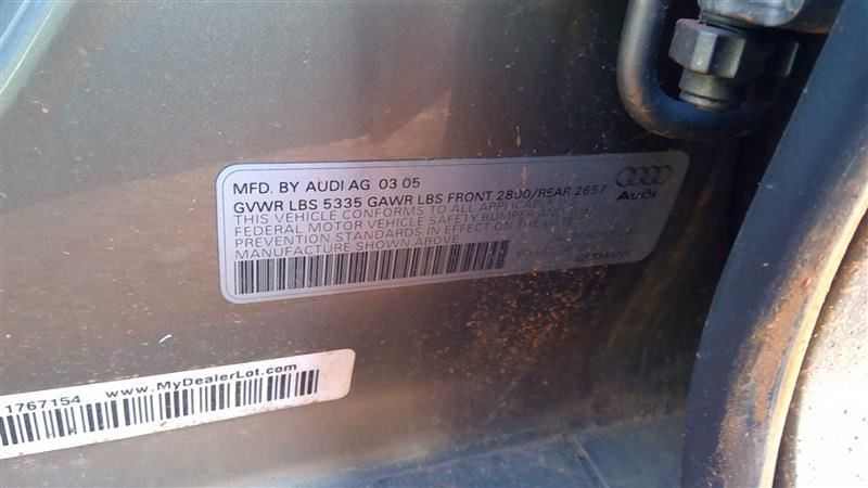 Engine ECM Electronic Control Module 4.2L Fits 05 AUDI A6 183179