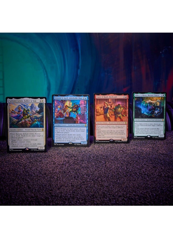 MTG TMNT Turtle Team-Up Commander Deck Sealed Universes Beyond Magic Turtles