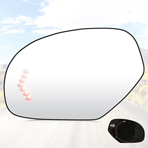 Driver Left Side Mirror Glass Fit For Chevy Avalanche For Driver Side (Left)
