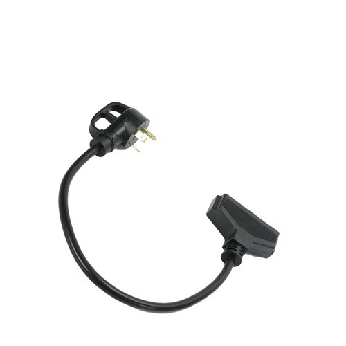 RV 30A to (3) 15A Adapter Cord Tri Outlet Household 125/250V with Grip Handle