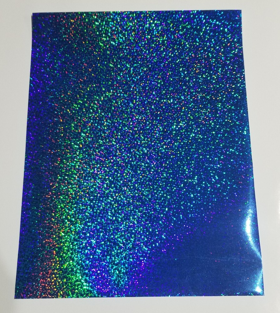 Fluorescent Blue Sequins Sign Plotter Cutter Vinyl