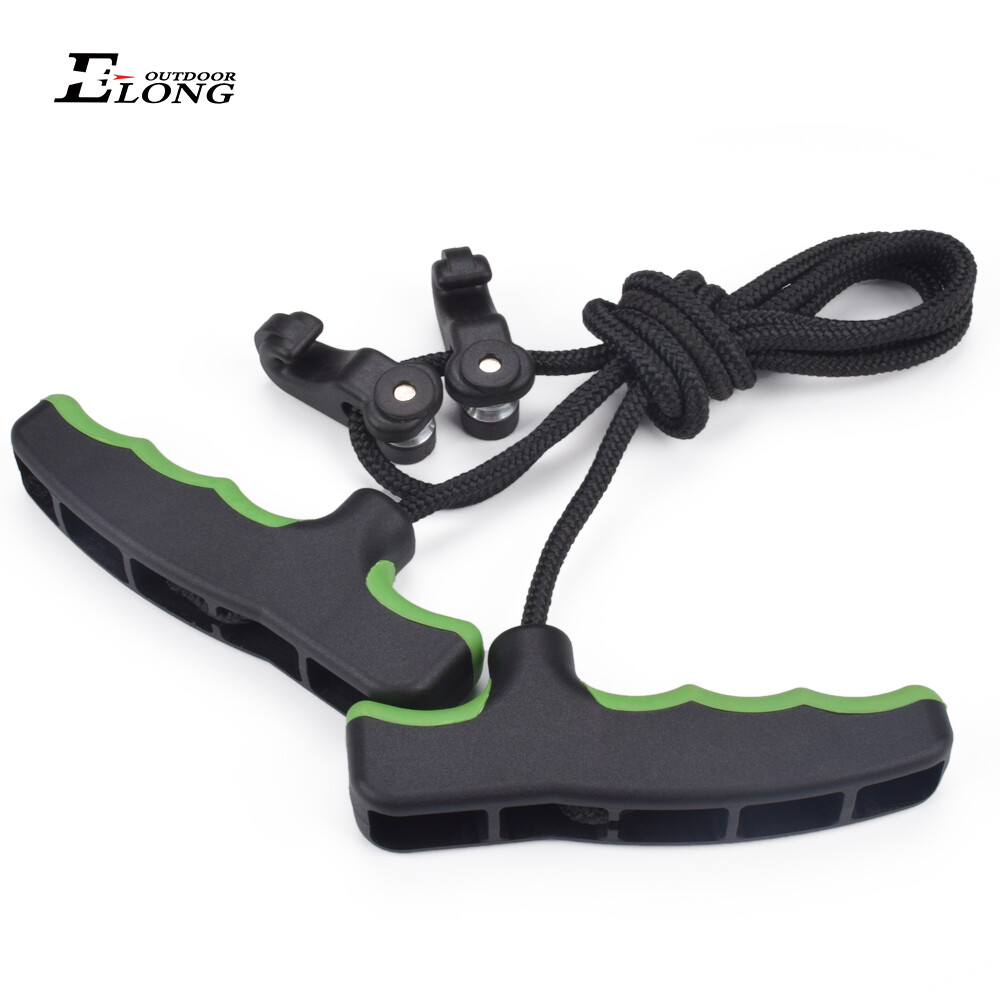 Cocking Aid Archery Crossbow Bolt Cocker Rope Double Handle Strings Device Tool