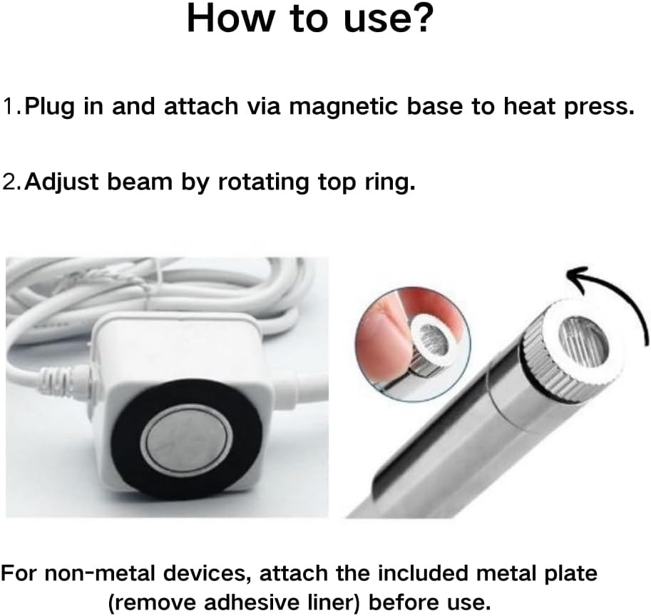 Laser Alignment System for Heat Press and Sewing Machine - Precision Tool