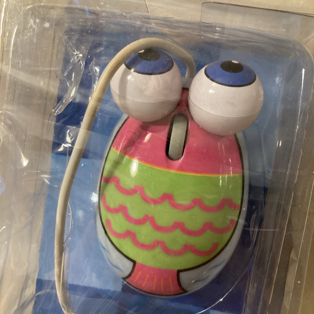 Fish Big-Eye Computer Mouse for Windows 2000/98/95 Waterball Eye Click Button