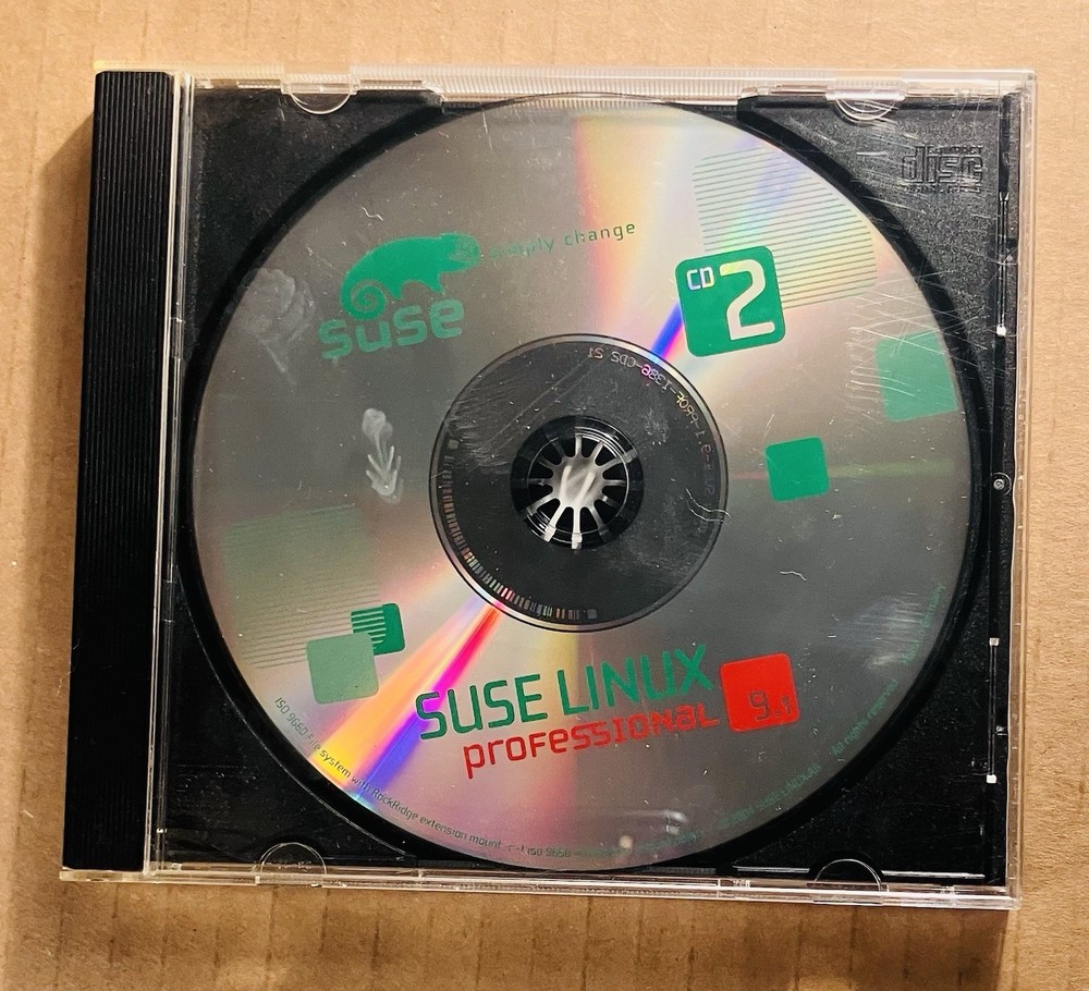 SUSE Linux Professional 9.1 Complete (5-Disc) Vintage OS Software Set, Excellent